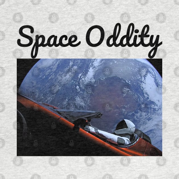 Starman Tesla Roadster SpaceX Tee | Space Oddity by AstroGearStore